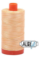 Aurifil Mako 50wt Cotton 1300 m 1422 yd. spool - 3920 Golden Glow